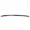 Lampa wisząca czarny pierścień o średnicy 80cm IP44 Maxlight P0658 Visual Hor 30W