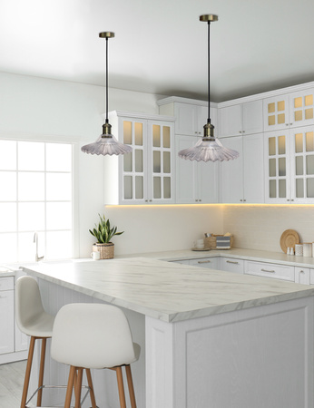 LAMPA WISZĄCA GENEVA 1 BEZBARWNY  Candellux 50101273