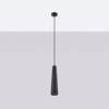Lampa wisząca ELECTRA czarna beton Sollux SL.1355