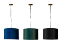 Lampa wisząca INGA niebieska Zuma Line P06-GD-BL