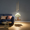 Lampa wisząca Lungo 1 złota 1xG9 Light Prestige LP-894/1P GD