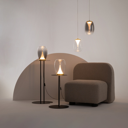 Lampka stołowa szklana transparentna LED 3000K Splash MOD282TL-L15G3K1 Maytoni