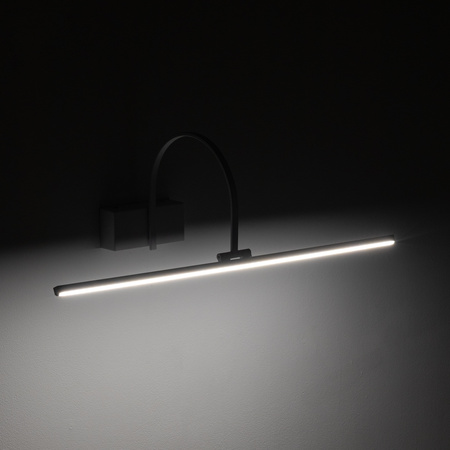 Nowoczesny kinkiet liniowy czarny 59cm – oświetlenie nad lustro lub obraz LED 3000K ARTLINE LED Nowodvorski 11958