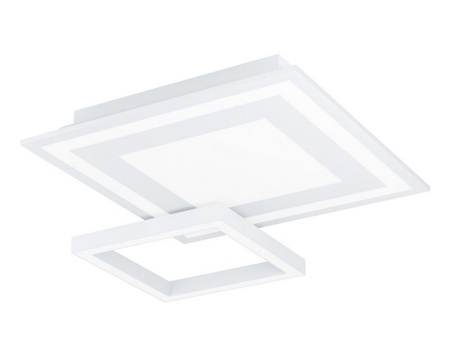 Lampa sufitowa biała SAVATARILA-C LED RGB Eglo 99311 sterowana pilotem funkcja smart