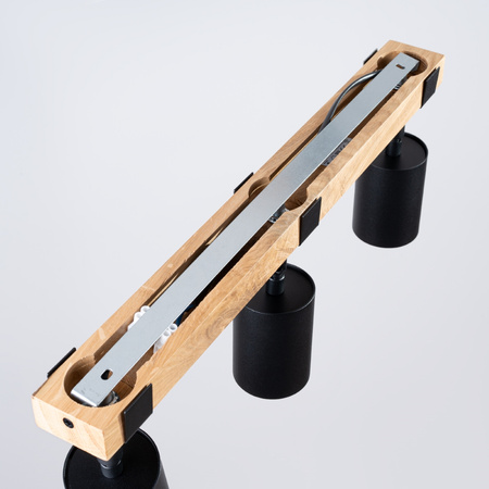 Plafon FAGER 3 czarny Sollux SL.1345