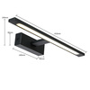 Kinkiet Isla czarny 41cm IP44 LED CCT Light Prestige GS-LWB-12W BK CCT