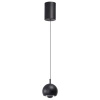 Czarna lampa wisząca kula GAMBO PENDANT CCT SWITCH BK Azzardo AZ7033