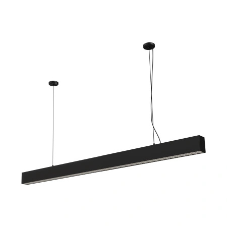 Lampa wisząca liniowa 120cm Sigi II LED czarna PL0127-BK Yaskr