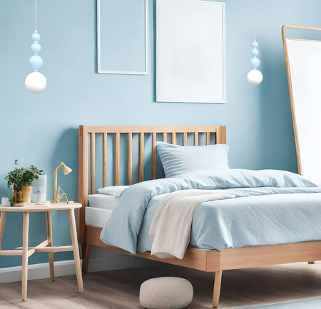 Lampa wisząca pojedyńcza BOULE BLUE Milagro MLP1027