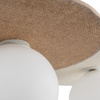 Lampa sufitowa Carter 3xE14 Biały + Natural Milagro MLP0228
