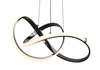 Lampa wisząca czarna INDIGO LED Zuma Line MD9717-1-3BCD
