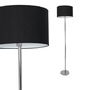 Lampa stojąca CASINO BLACK/CHROME 1xE27 Milagro ML6382