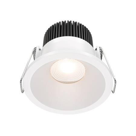 Okragłe oczko sufitowe 6cm podtynkowe IP65 do łazienki Zoom DL034-01-06W3K-D-W Maytoni