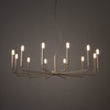 Lampa wisząca żyrandol metalowy w kolorze beżowym o średnicy 103cm 12xE14 ORTO B Nowodvorski 12526