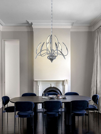 Lampa wisząca Tokyo chrom Aviano Lighting 5326-1201