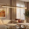 Lampa wisząca owalna Saturno 30W LED CCT Złoty Milagro ML2958