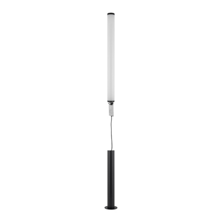 Czarny smukły słupek ogrodowy wysoki 200cm LED 3000K MIA LED L Nowodvorski 11375