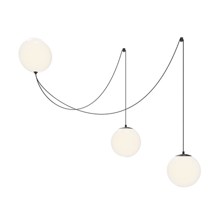 Lampa wisząca 3 szklane kule z możliwością dowolnego rozmieszczenia Twins MOD427PL-L30B3K1 Maytoni