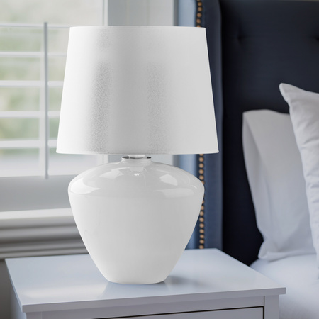 Lampka stołowa FIORD WHITE TK Lighting 5248