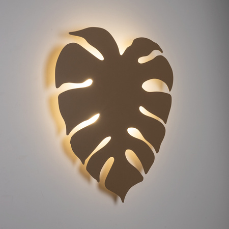 Kinkiet w kształcie liścia monstery podświetlający ściane MONSTERA XL SABIA 4xG9 Tk Lighting 10627