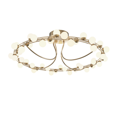 Luksusowa lampa  LED 3000K – złoty żyrandol glamour z kulami Tessara MOD081CL-L48G3K Maytoni