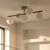 Klasyczna lampa sufitowa z kloszami do salonu ARDI Kaja Lighting K-5857