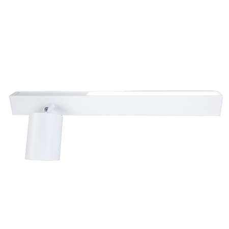 Kinkiet Magnet 9W+1xGU10 3000/4000K Biały Lewy Milagro ML1129