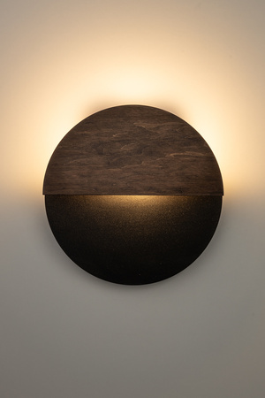 LUNA kinkiet S czarny/venge Sigma 40860