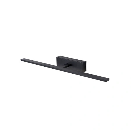 Czarny kinkiet łazienkowy 62cm nad lustro Elgidia LED 3500K WL0122-M-BK Yaskr
