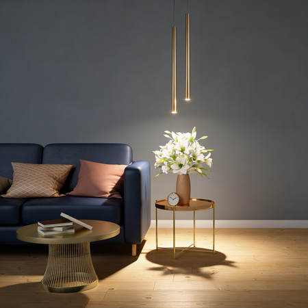 Lampa wisząca Lungo 1 złota 1xG9 Light Prestige LP-894/1P GD