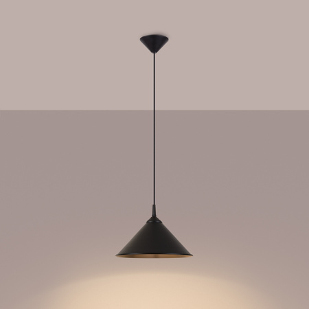 Lampa wisząca ZUMA czarna Sollux SL.1326