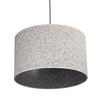 Lampa wisząca z tkaniny o średnicy 50cm VELLUM BLACK 500 1xE27 Tk Lighting 10751