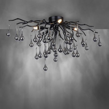 Lampa sufitowa czarne gałązki ICICLE 4xG9 Paul Neuhaus 8090-18