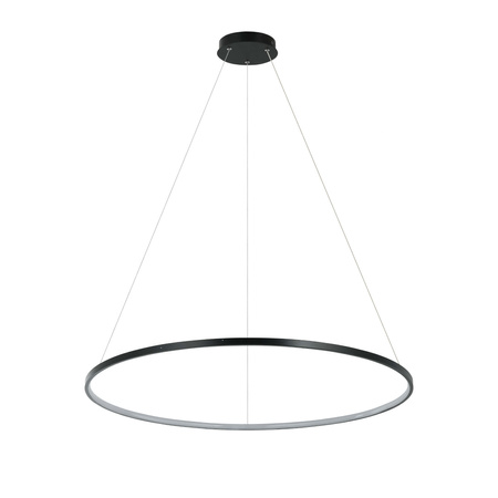 Lampa wisząca Ring 80cm czarny LED CCT Light Prestige LP-909/1P L BK CCT
