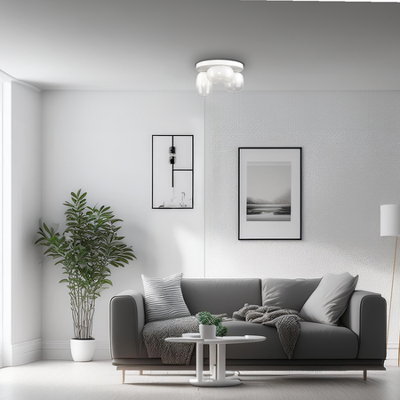 Lampa sufitowa Vaso 12W Biały Milagro ML1413
