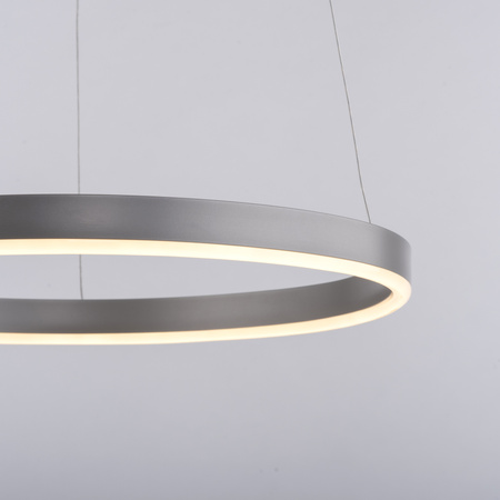 Lampa wisząca aluminiowy okrąg 39cm RITUS Just LIght LED 3000K z funkcją ściemniania SwitchMo 15393-95