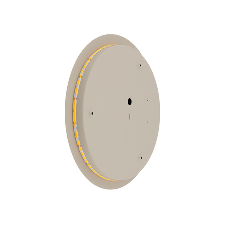 Beżowy płaski kinkiet 35cm okrągłe podświetlenie ściany RING LED L 3000K Nowodvorski 12654