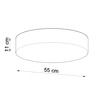 Lampa sufitowa, plafon ARENA 55 Sollux SL.0919 SL.0917 - kolor do wyboru