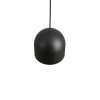Czarna lampa wisząca o średnicy 10cm Saila LED 3000K PL0115-BK Yaskr