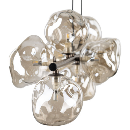 Lampa wisząca z pięknymi szklanymi kloszami LAVA BROWN 9xG9 Tk Lighting 11037