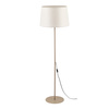 Lampa podłogowa w kolorze sabia z abażurem z tkaniny 1xE27 MAJA SABIA Tk Lighting 16180