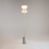 Lampa podłogowa z białym ciekawym kloszem LED 3000K Kyoto MOD178FL-L11G3K Maytoni