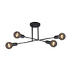 Lampa sufitowa SITYA BLACK Kaja K-4382