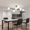 Lampa wisząca Dorado czarna 8xE14 Light Prestige LP-002/8P BK