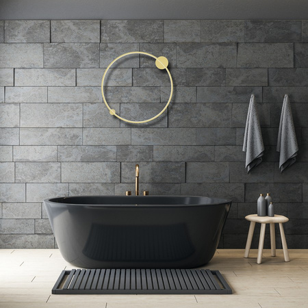 Lampa sufitowa SATURNO GOLD LED 80cm IP44 Milagro ML8861