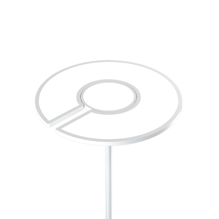 Lampa podłogowa biała z pilotem LED + RGB Cento Italux FL-37482-WH