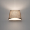 Lampa wisząca do sypialni szary abażur 46cm 1xE27 TUTOIA Nowodvorski 11682