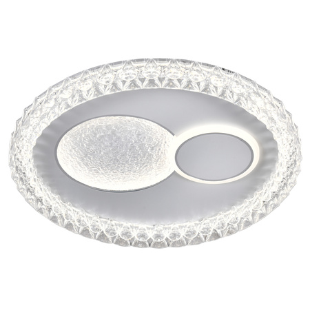 Okrągły ozdobny plafon LED 48cm Cartal Italux PLF-06436-WH