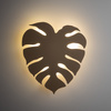 Kinkiet w kształcie liścia monstery w kolorze sabia podświetlający ściane MONSTERA SABIA 3xG9 Tk Lighting 10626