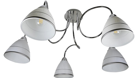ELF LAMPA SUFITOWA 5X40W E14 CHROM Candellux 35-72603